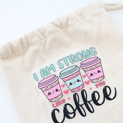 [3D열전사지] I am strong 커피-45번(97045)