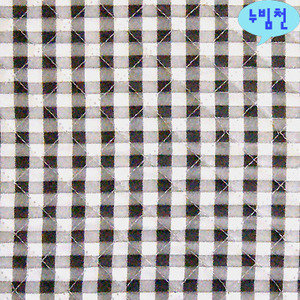 면혼방-삼성체크(검정)-3891