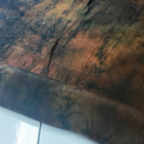 [대폭](감물천연염색)인견실크-치르멘카키골드워터컬러7213