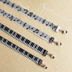 (10mm고리포함)마스크레이스목걸이만들기DIY세트-음악시간2type(1489391) 1cm