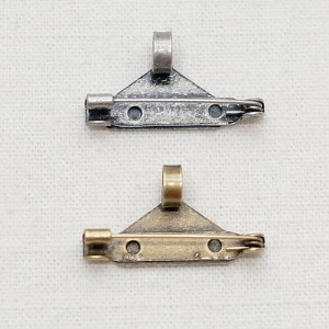 (2개)부착용브로치-접착용 목걸이핀(16-511)